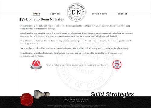 dean notaries website
