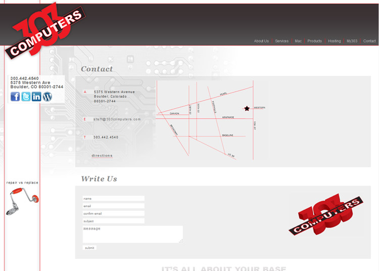 303 Computers  website